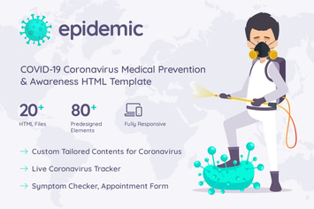 Epimed Coronavirus HTML Template