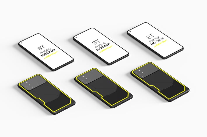 8T Cyberpunk Phone Mockup
