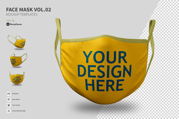 Face Mask vol.02 - Mockup
