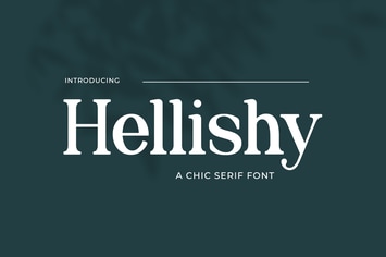  Hellishy Chic Serif Font