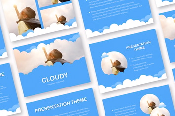 Cloudy PowerPoint Template