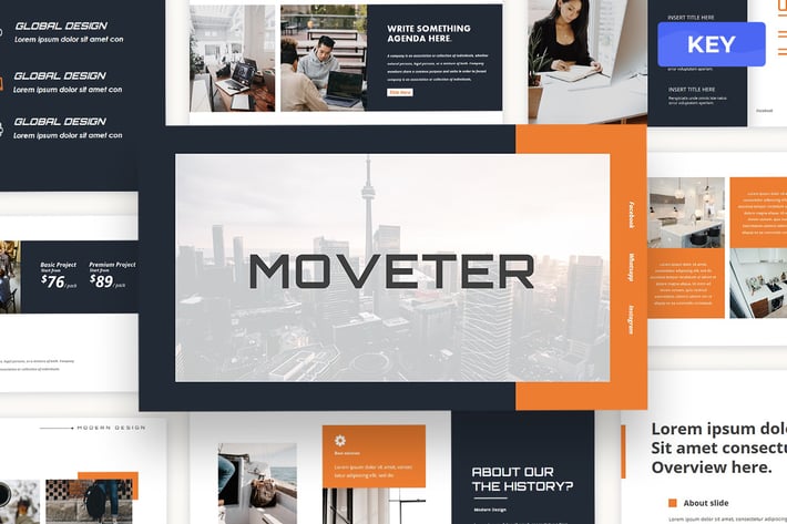 Moveter - Keynote Presentation Templates