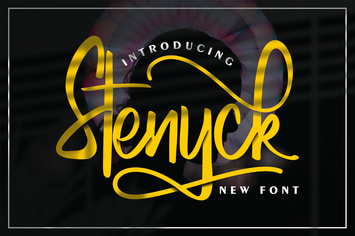 Stenyck | New Font