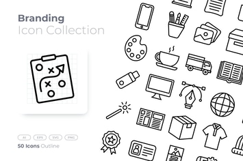 Branding Outline Icon
