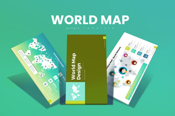 World Map Google Slides
