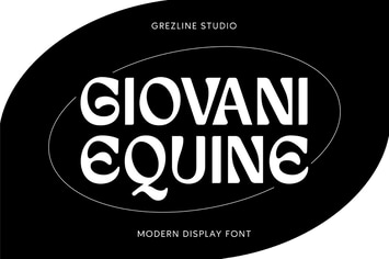 Giovani Equine - Display Font