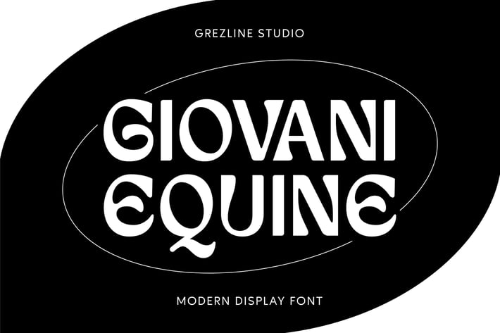 Giovani Equine - Display Font