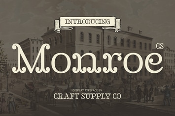 Monroe – Tuscan Font
