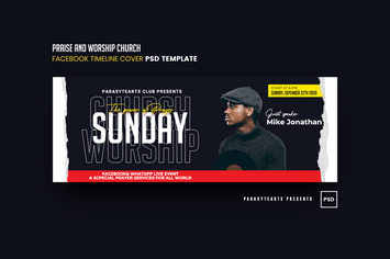 Praise & Worship Church Facebook Timeline Cover
