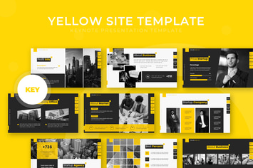 Yellow Site - Keynote Template