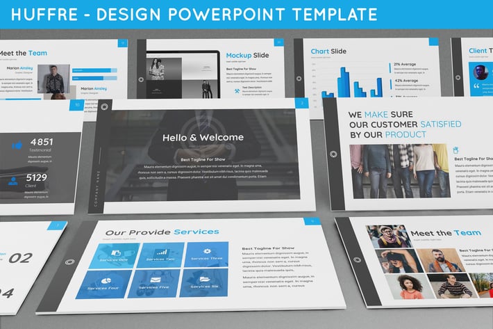 Huffre - Design Powerpoint Template