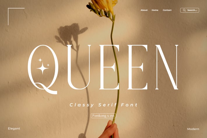Queen - Classy Serif Font