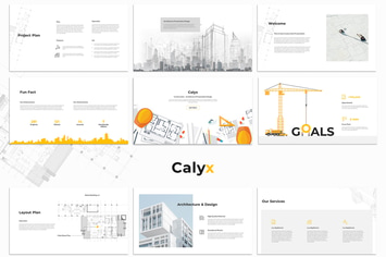 Calyx : Construction Google Slides Template