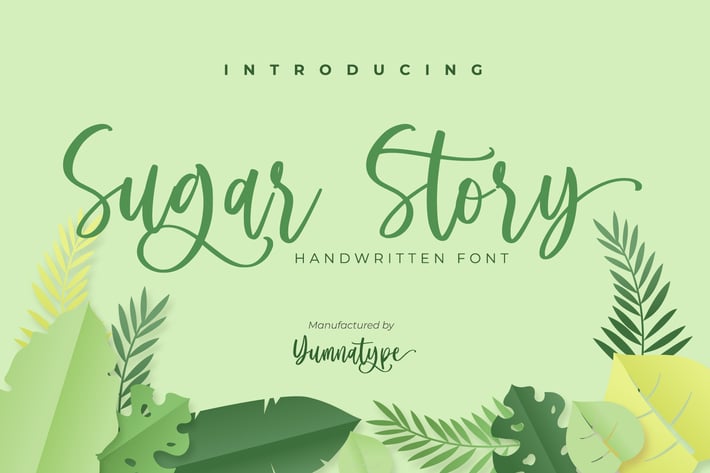 Sugar Story-Sweet Handwritten Font