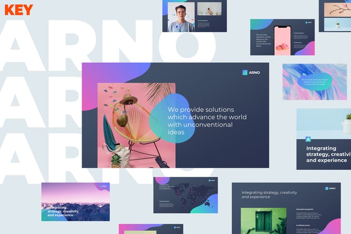 ARNO - Creative and Fresh Keynote Template