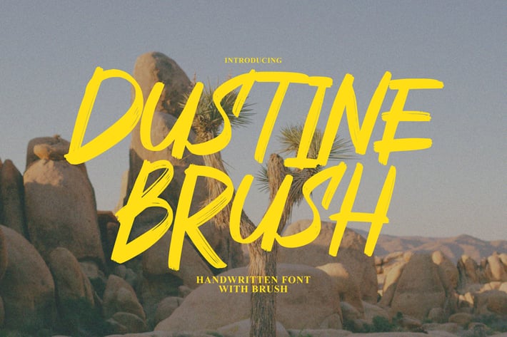 Dustine - Handwritten Brush