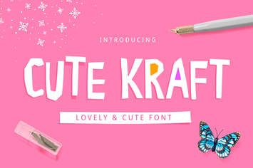 Cute Kraft Fonts
