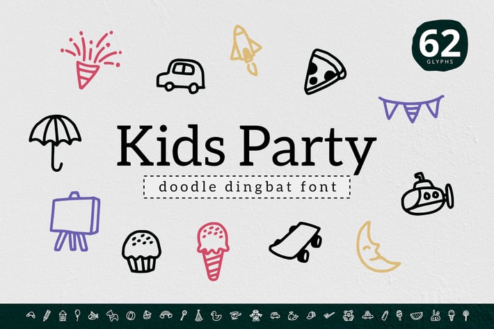 Kids Party Dingbat