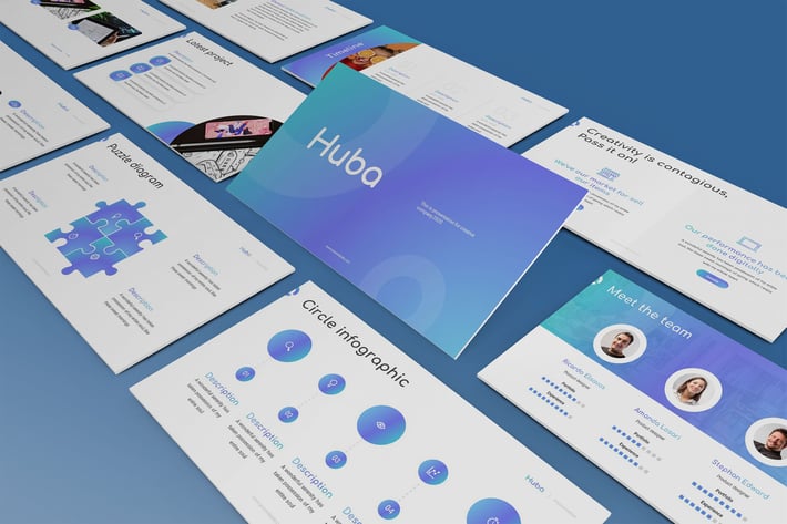 Huba - Creative Powerpoint Template