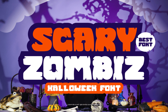 Scary Zombiz - Halloween Font