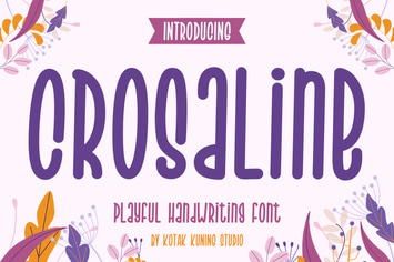 Crosaline - Playful Handwriting Font