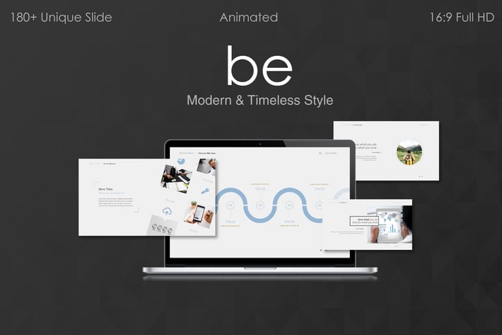 Start Up Be Modern & Timeless Powerpoint