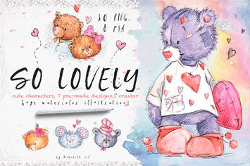 so lovely bears + one mouse 