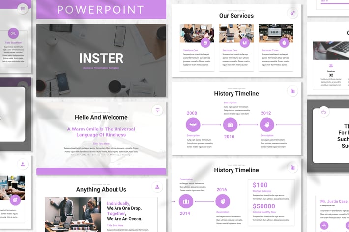 Inster - Creative Agency Powerpoint Template
