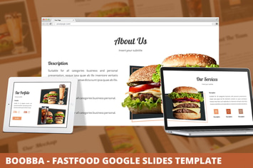 Boobba - Fastfood Google Slides Template