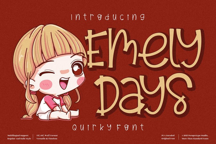 Emely Days Quirky Font