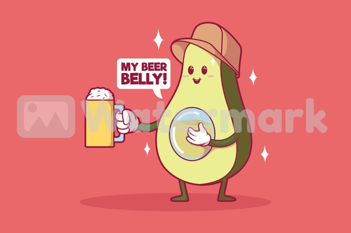 Avocado character
