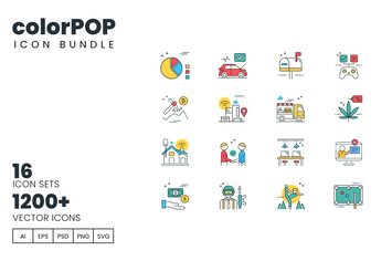 colorPOP Bundle - 1200+ Icons