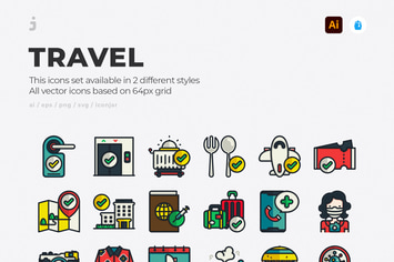 30 Travel Icons