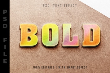 Rainbow 3D - Text Effect