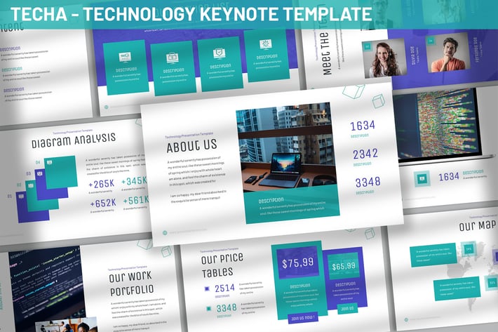 Techa - Technology Keynote Template