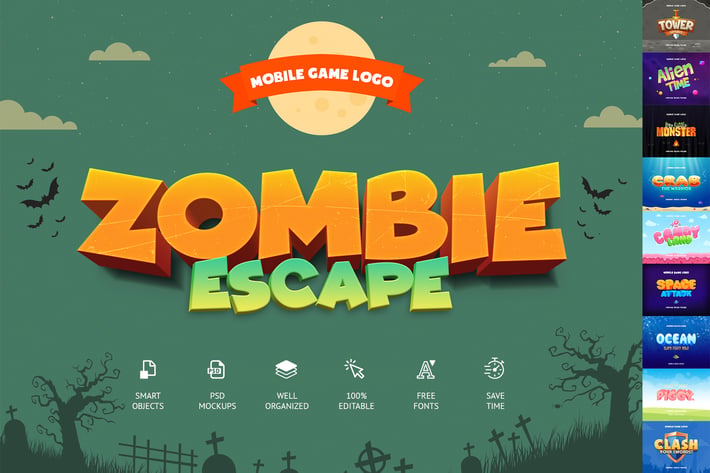 Mobile Game Text Effects vol.1