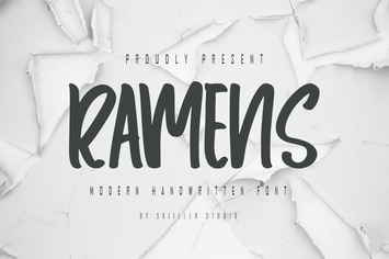 Ramens - Modern Handwritten Font