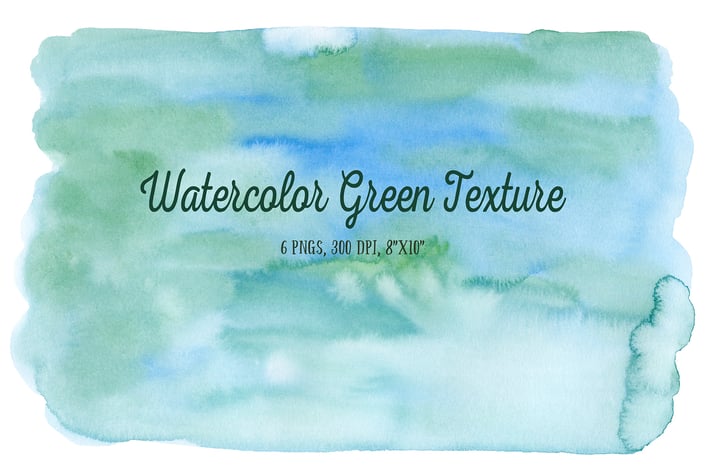 Watercolor Green Texture