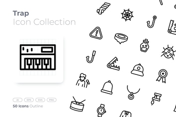 Trap Outline Icon