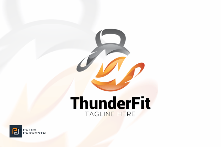 Thunder Fit - Logo Template