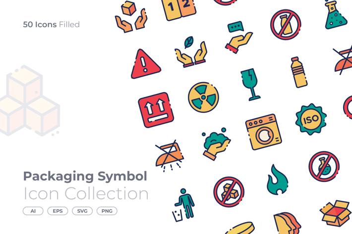 Packaging Symbol Filled Icon