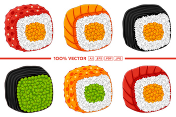 Sushi Vector Pack #02