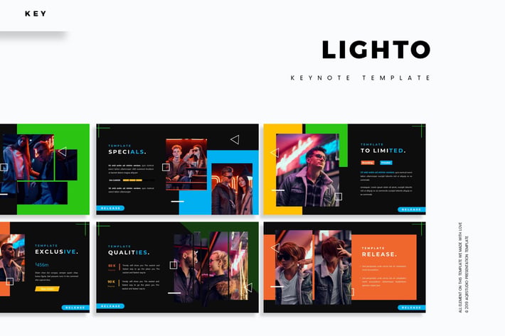 Lighto - Keynote Template