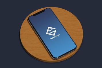 Elegant Iphone two perspectives - Mockup