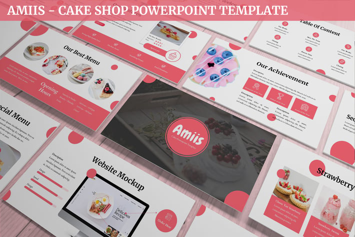 Amiis - CakeShop Powerpoint Template
