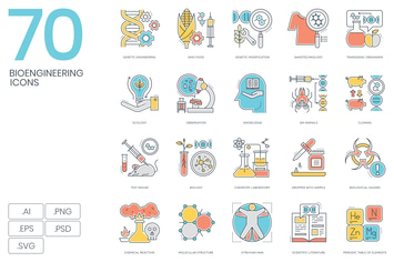 Bioengineering Icons