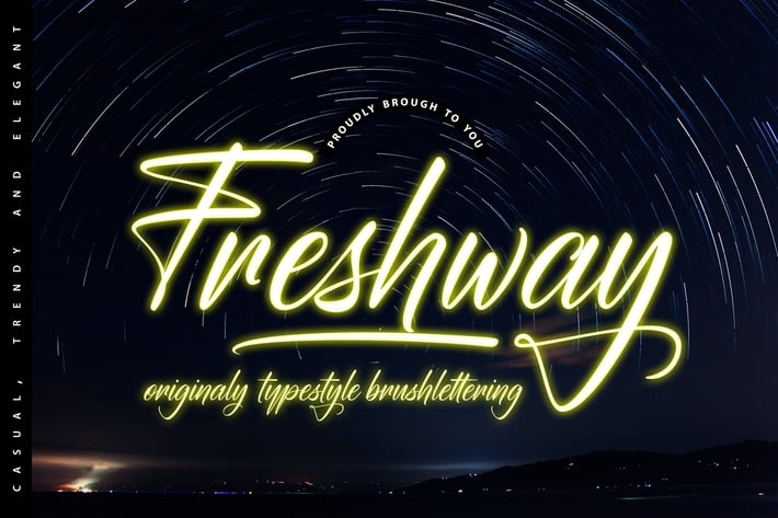 Freshway Originaly typestyle Font