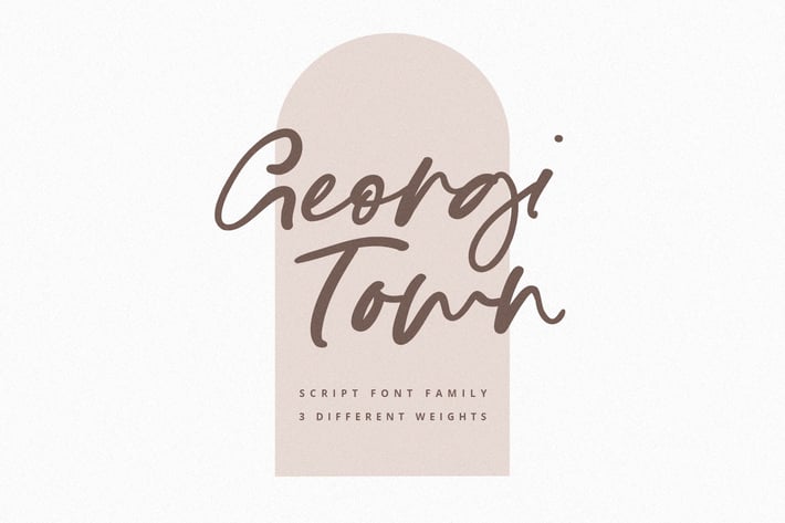 Georgi Town Script Font