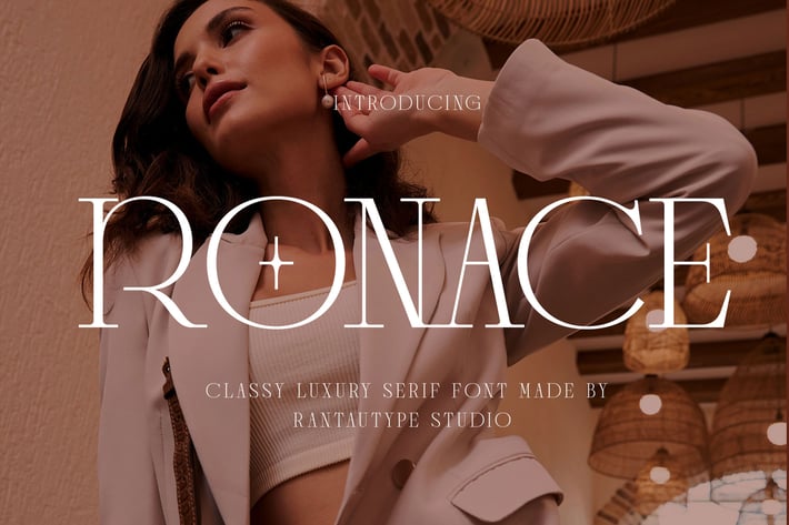 Ronace Classy Luxury Serif Font