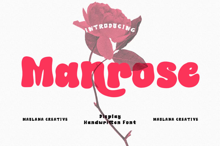 Manrose Handwritten Font